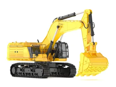 Crawler Excavator Generic 03 3D model