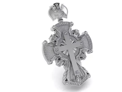 Cross Pendant 2441 3D print model