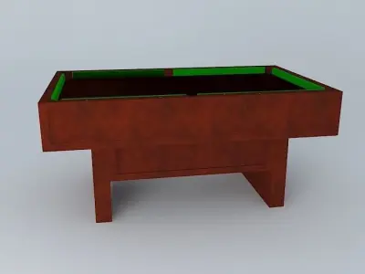 Pool Table Free 3D model order