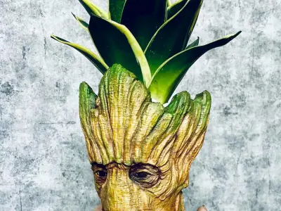 Groot Vase - Guardians of the Galaxy - Marvel comics 3D print model