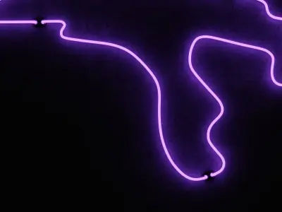 Neon 3D Model 18 - Race Track 3 - SPA 3D model