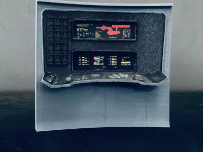 USS Enterprise Bridge Engineering Station - The Wrath of Khan 3D print model