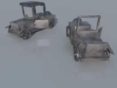 Toys old cars Free 3D model