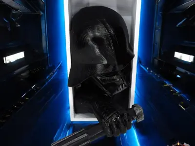 Star Wars - Darth Vader - Book Nook 3D print model
