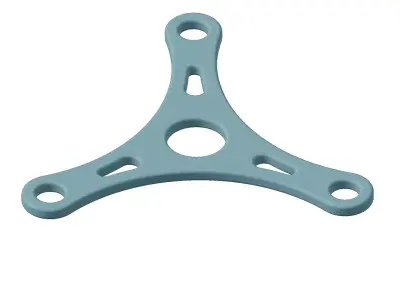 Plastic Bike Crank Arm Bracket Toy 3D model