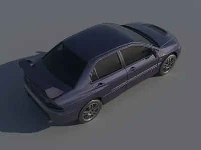 Mitsubishi Lancer Evolution 8 3D print model