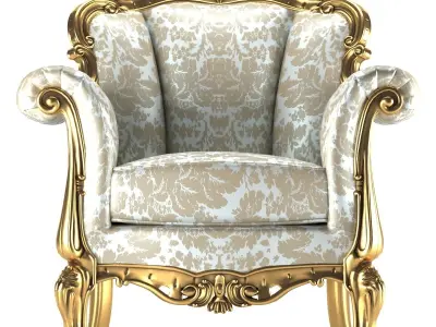 Armchair Berchet ANGELO CAPPELLINI 28570 3D model