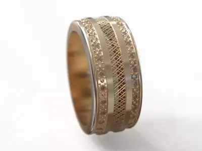 wedding ring obr 52 3D print model