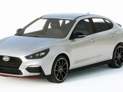 Hyundai i30 fastback 2019 3D model