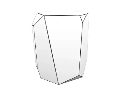 Hedge Stone Table 3D model