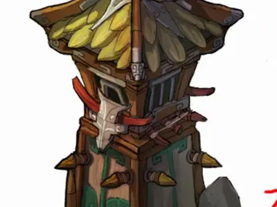 Game City - Station - Sentinel 35 3D model