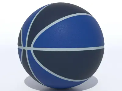 Wilson Detroit Pistons Basketball 3D model