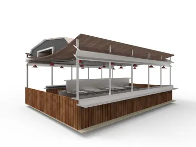 architecture building design 3D model