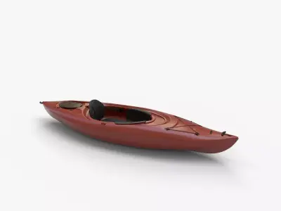 Lifetime ft Guster Sit In Kayak 3D model