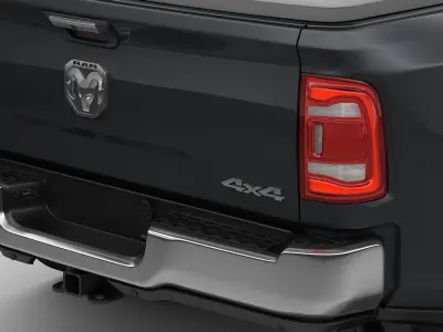 Ram 3500 HD Limited Dually 2019 3D model