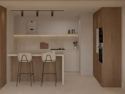 House in Barcelona modern 3D model