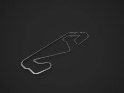 Cataluna Race Track - Spain - 3D Printable 3D print model