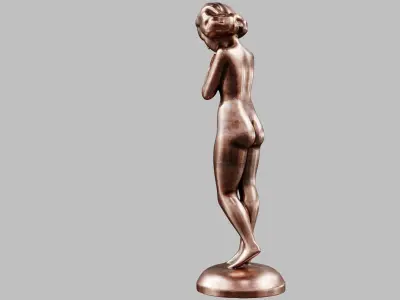 Girl Statuette 3D model
