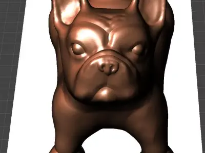 DOG YOGA 3 3D print model