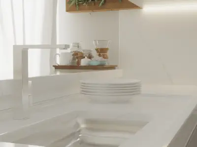 Modern kitchen 3D model get