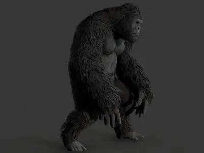 gorilla ape orangutan 3D model