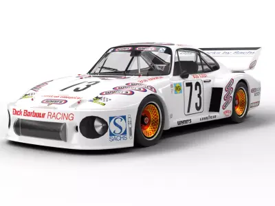 Porsche 935 79 1979 Wynns Le Mans Racing 3D model