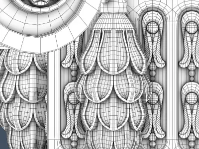 Pilaster Capital 3D model buy