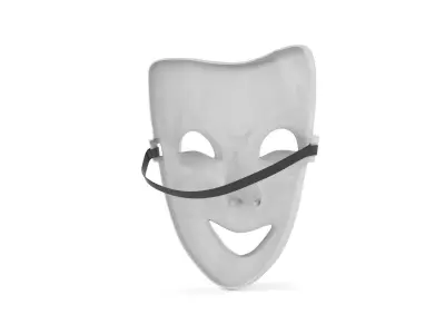Theatre Masks 3D model
