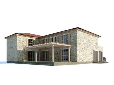  Mediterranean style villa  3D model