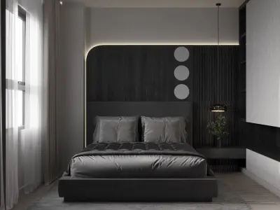 Interior 3D Model Living Room Design 3D model