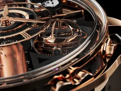 Jacob and Co Godfather Minute repeater 3D model