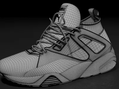 Puma BOG Sock Ice Cream 3D model