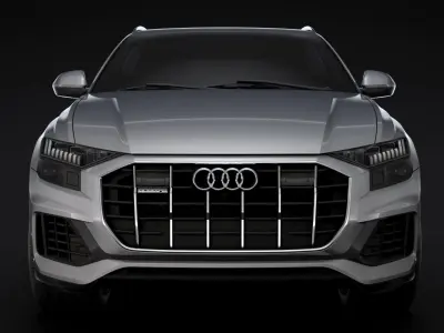 Audi Q8 50 TDI quattro 2020 3D model