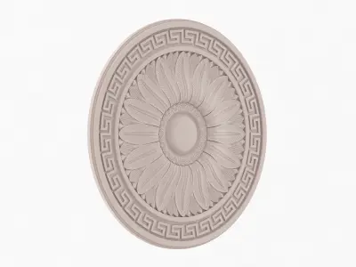  Classic Ceiling Medallion 13 3D model