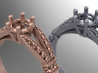 jewelry ring14 3D print model