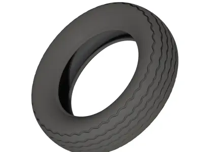 Exquisite Automotive Tyre 3D print model