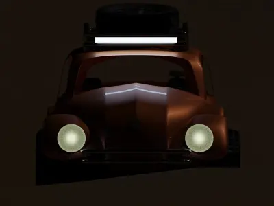 Vw Beetle Bajabug 3D model