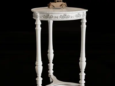 coffetable side table with car 3D model