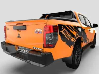 2021 Mitsubishi Triton l200 athlete edition  3D model