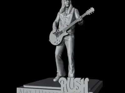 Alex Lifeson - Rush 3D printing 3D print model