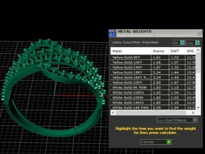 Luxury Engagement Diamond Ring 3d Printable Model 3D print model