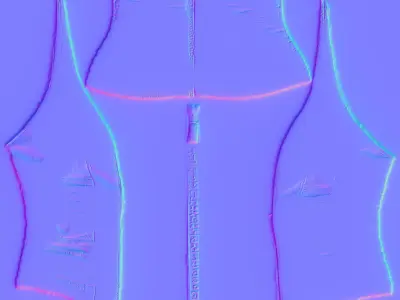  leather top  PBR 4k  Low-poly 3D model