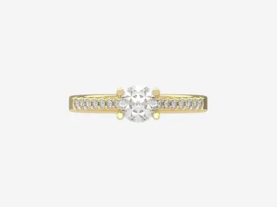 gold ring code 10 3D print model