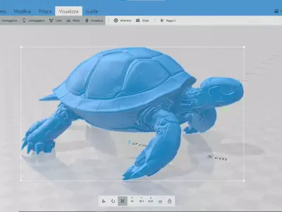 Robot Turtle STL 3D print model