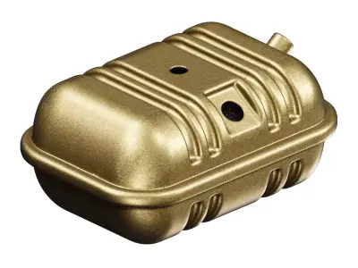 Brass Truck Fuel Tank 3D model