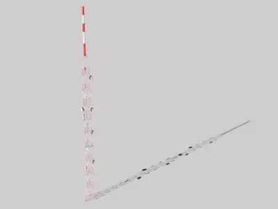 Radio Tower Antenna 03 Low-poly 3D model