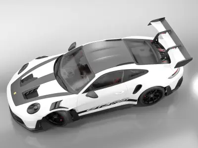 PORSCHE 911 GT3 RS 992 WEISSACH 2023 3D model