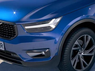 Volvo XC40 R-design 2018 3D model