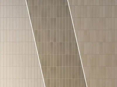 Tile Makoto Matte Ceramic Rectangle - Set 15 Texture