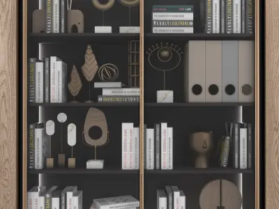 office furniture  Low-poly 3D model